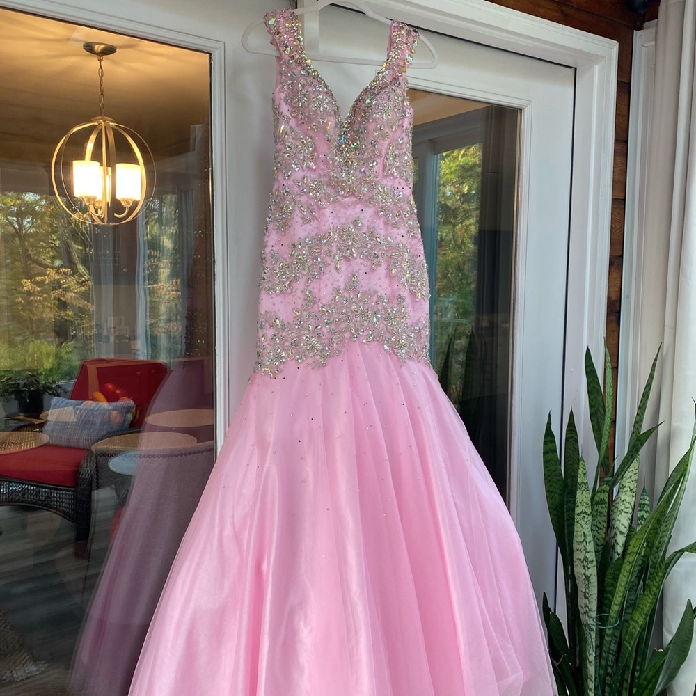 Tony Bowls Pink ballgown